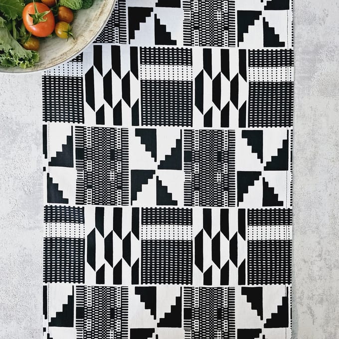 Set van 2 Tafellopers | 200x35cm | Gemaakt Van 100% Katoen