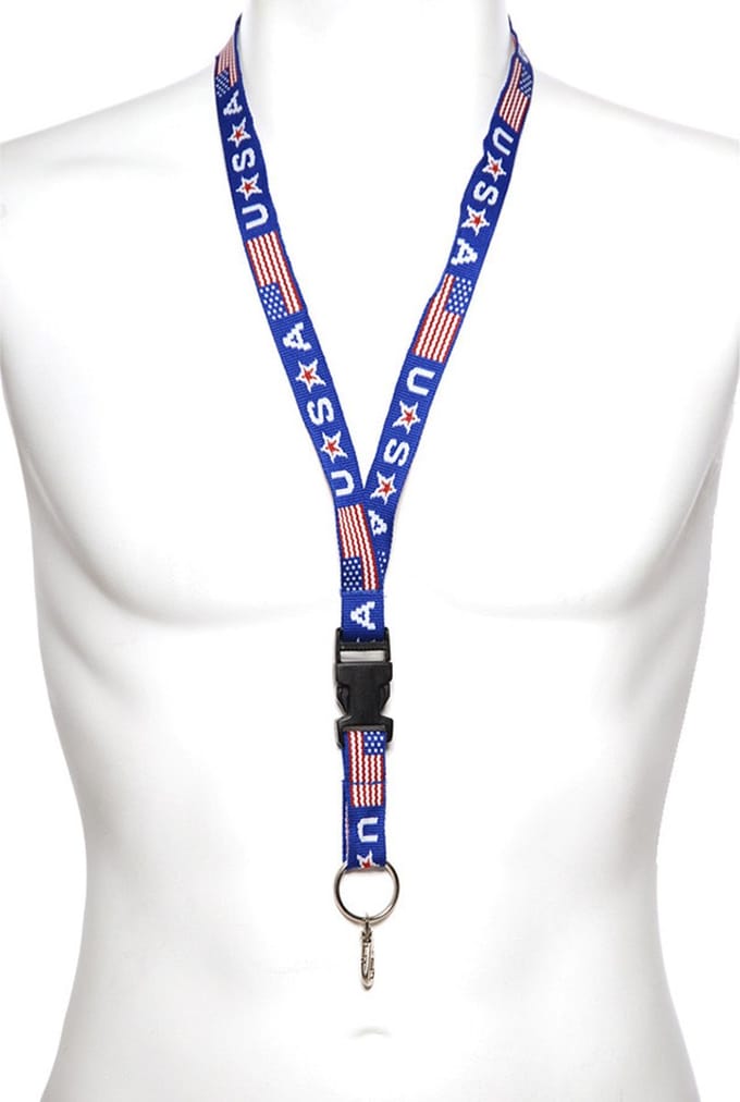 USA Keycord - 1x - Verenigde staten van Amerika Lanyards