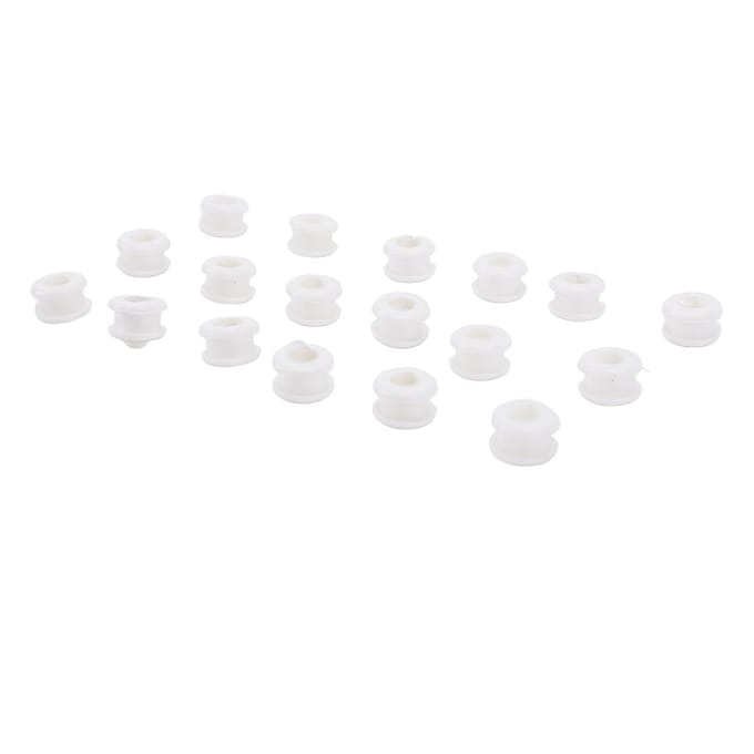 Plafondventilator Dempers Vervanging Laag Geluid Rubber Ventilator Afdichtingsringen voor Geluidsreductie Wit white