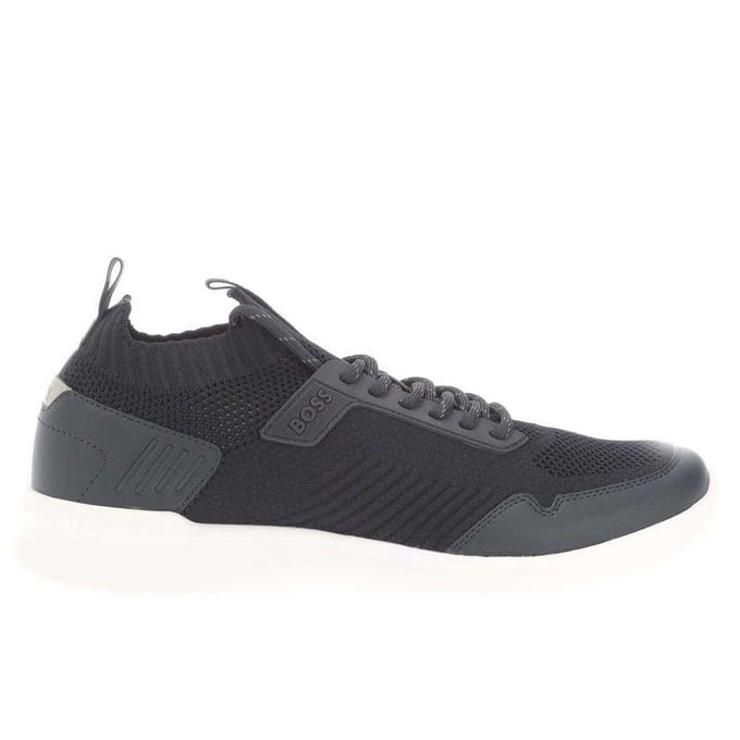 Boss Heren Extreme Suede Hardlooptrainers (Donkerblauw)