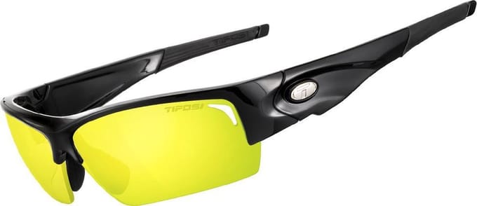TIFOSI Lore Sportbril / Fietsbril - Gloss Black - Verwisselbare lenzen - Pasvorm: M-L
