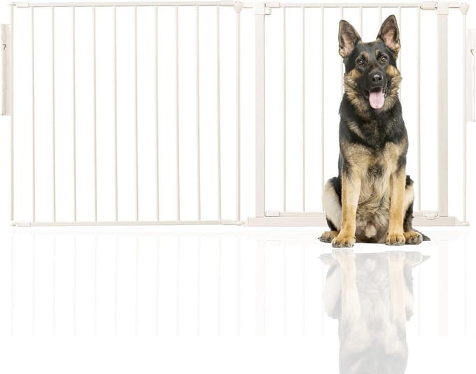 Bettacare Hondenhek Meerdere Panelen, Tot 154cm Breed, Wit, 70cm H