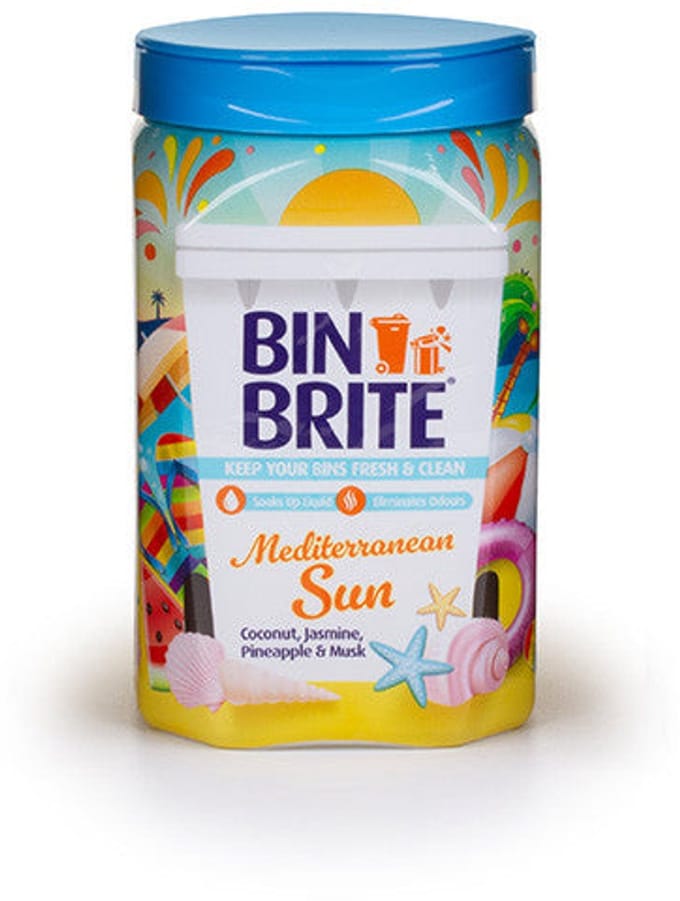 Bin Brite vuilnisbak verfrisser | Mediterranean sun (500 gram)