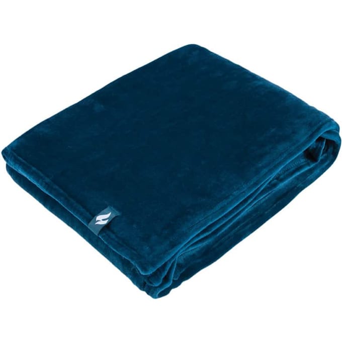 Heat Holders - Thermische deken van fleece van 1,7 tog - Groenblauw