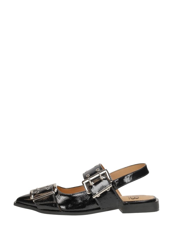 SUB55 Slingbacks Slingbacks - Zwart lak - Maat 41