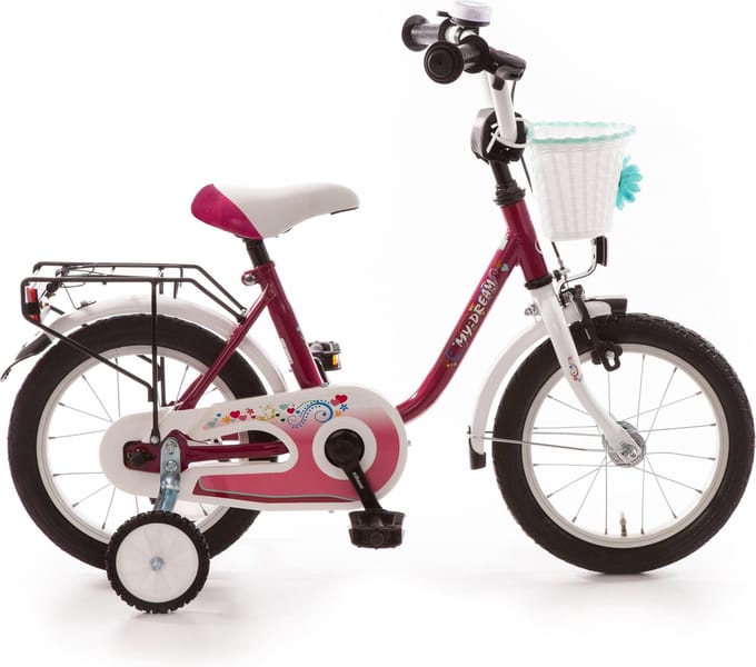 Bachtenkirch My Dream, kinderfiets, 14 inch, paars en wit