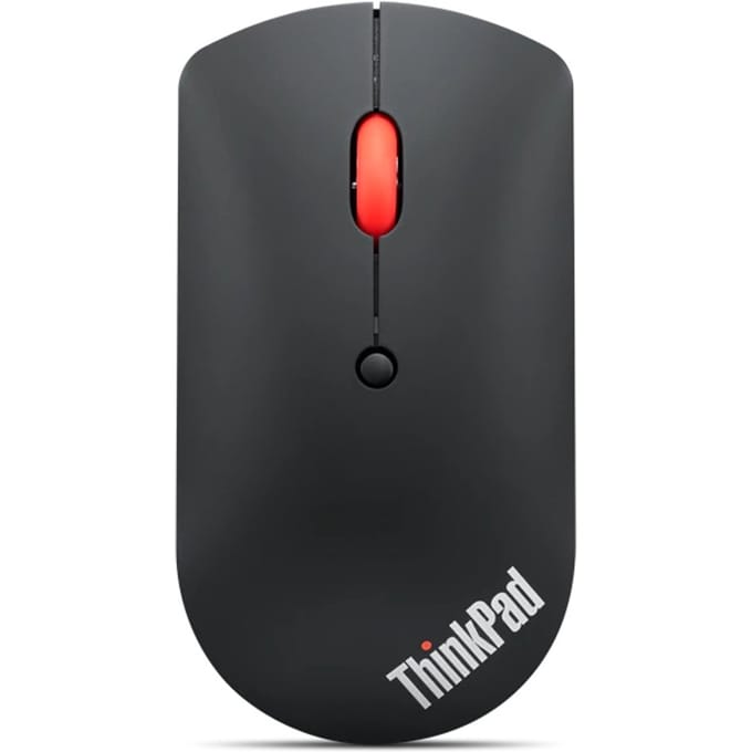 Lenovo ThinkPad Silent Muis Bluetooth Optisch Zwart – 3 Toetsen – 800 dpi, 1600 dpi, 2400 dpi