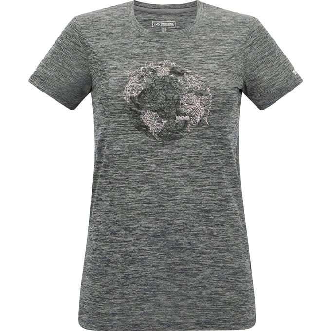 Regatta Dames/Dames Fingal Wereld T-Shirt (Donker Storm Marl)
