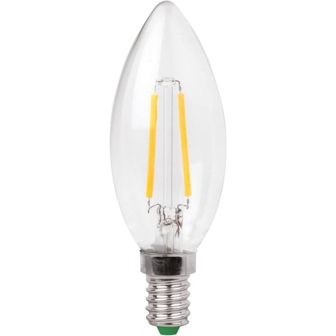 MEGAMAN Kaarslamp E14 3W gloeidraad helder, warmwit