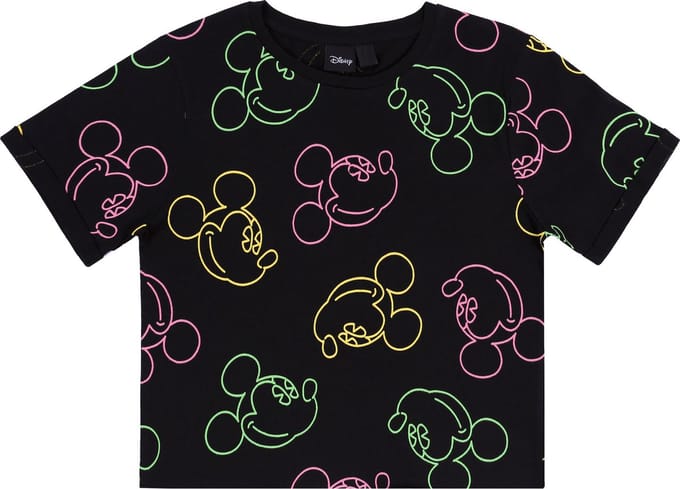 Zwart T-shirt, Top Mickey Mouse DISNEY