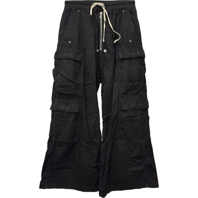 Rick Owens DRKSHDW cargobroek van zwart katoen