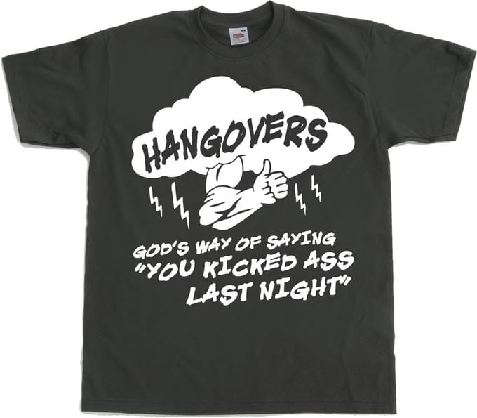 Hybris Hangovers God's Way donkergrijs