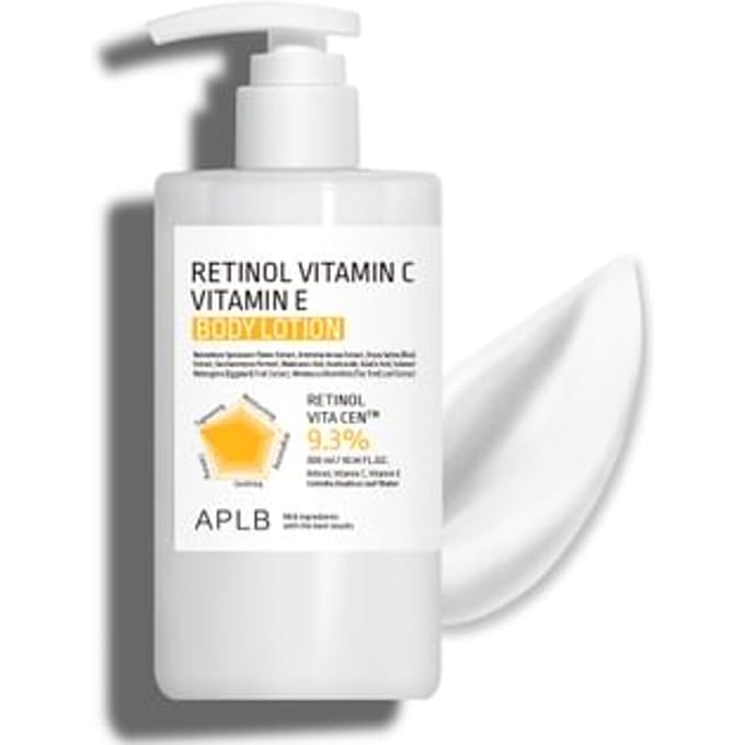 APLB Retinol Vitamine C Vitamine E Bodylotion 300ml #360ml 1PCS white