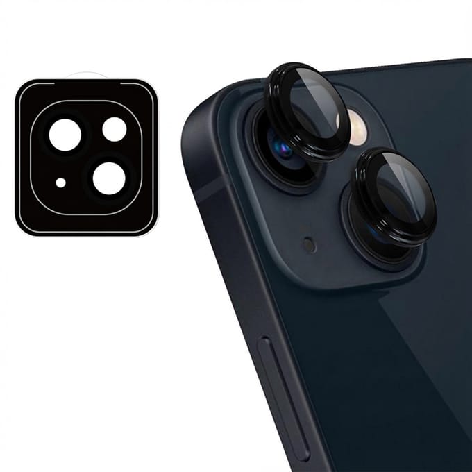imoshion Camera Lens Protector - Geschikt voor iPhone 14/ iPhone 14 Plus - 2 Pack - Zwart