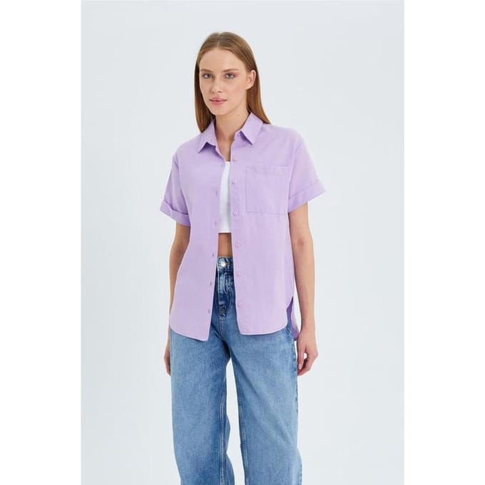 Korte Mouwen Shirt met Zakken