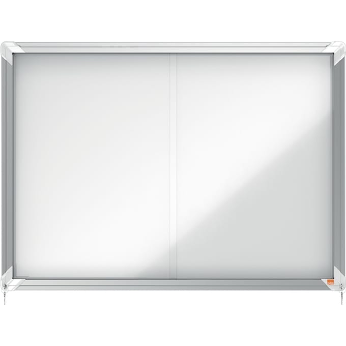 Nobo Afsluitbaar mededelingenbord met schuifdeur voor 8xA4 formaat