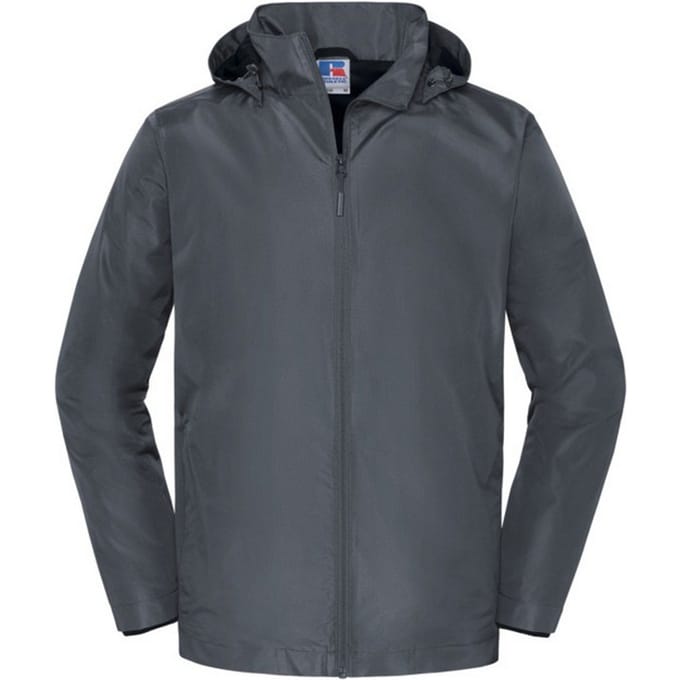 Russell Collection Heren Essentiële Weerbestendige Shell Jacket (Ijzergrijs)
