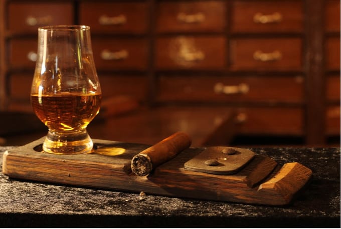 BA Limited Edition Proefplank 'Whisky' met 1 glas / Vaderdag / Whiskyliefhebber / Whisky Gift / Cadeau Idee