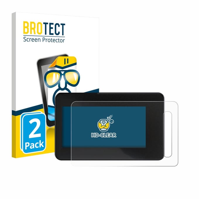 BROTECT - Screenprotector voor Shimano Steps SC-EN600 - Folie Beschermfolie transparant 2 Stuks