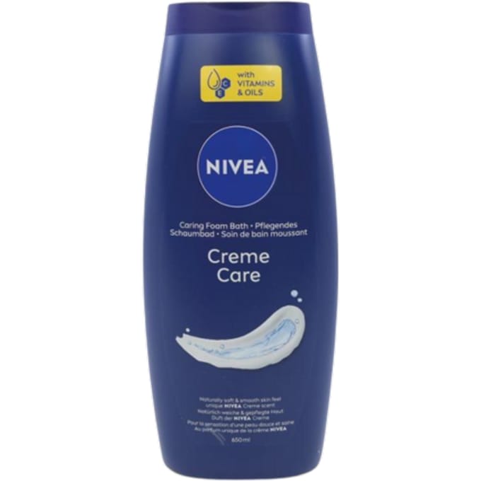 NIVEA Verzorgende badcrème crème verzorging 650 ml