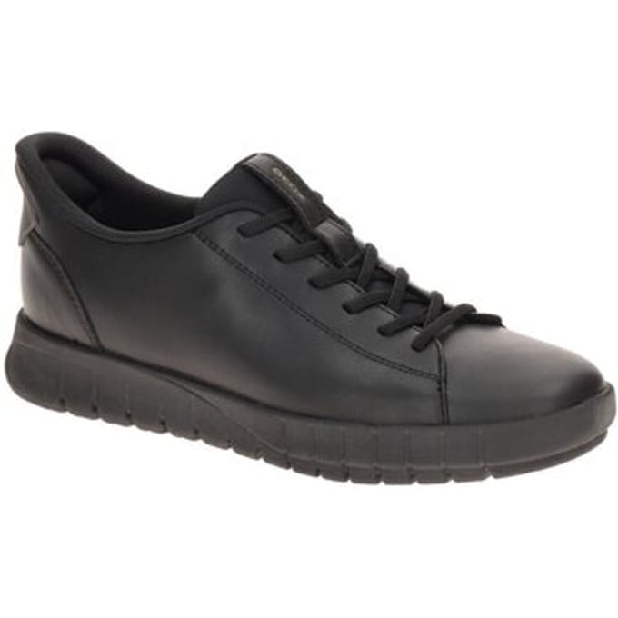 GEOX FLEXTRIDE PLUS DAMES Sneakers - ZWART - Maat 37