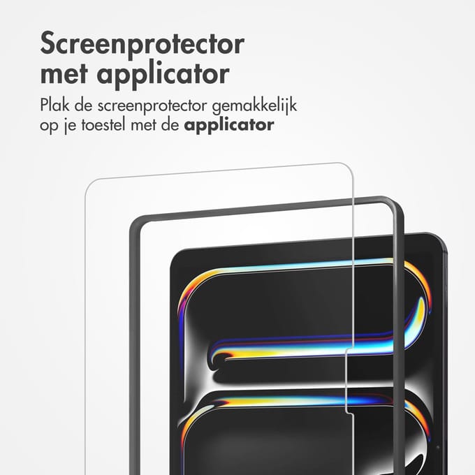 Premium Accezz Tablet Screenprotector - Geschikt voor iPad Pro 13 (2025) M5 / Pro 13 (2024) M4 - Premium Gehard Glas - Tempered Glass
