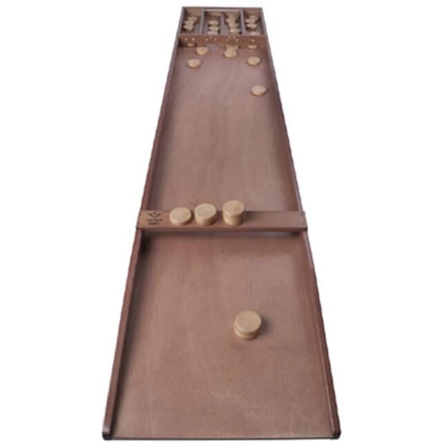 Longfield Games Longfield sjoelbak wedstrijd luxe 200x41 cm incl. stenen homas alternatief