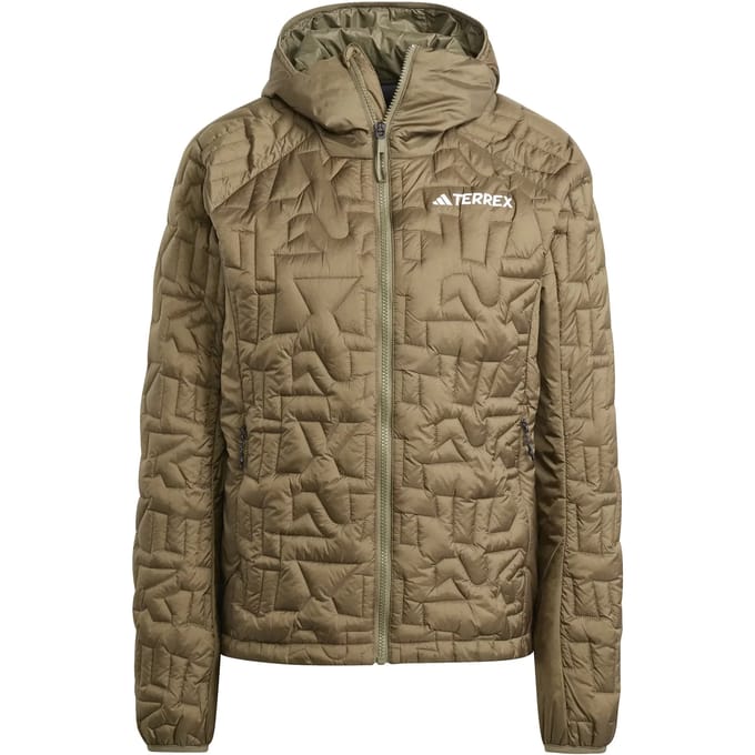 Ruime gewatteerde damesjas met capuchon adidas Terrex Xperior PrimaLoft
