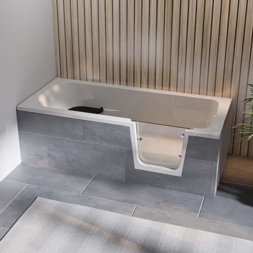 Steinkamp bathtub 170 x 75 cm with glass door right ST002BWTSTYR-R2