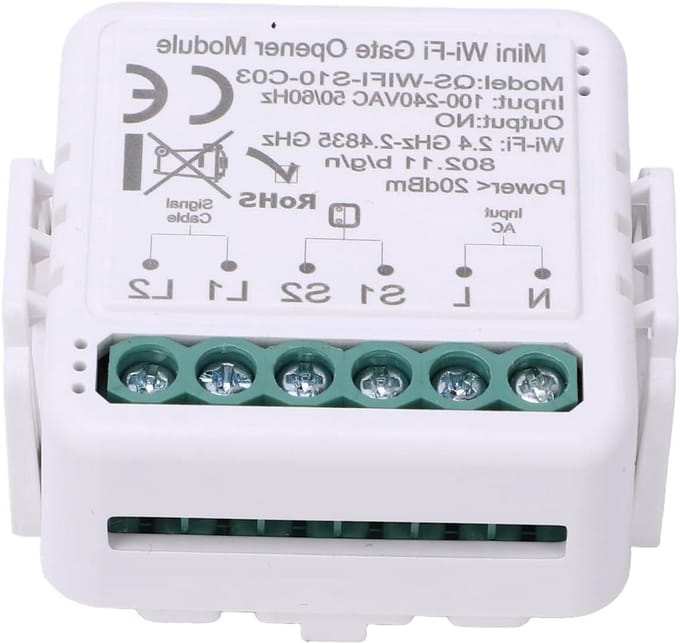Slimme Garagedeuropener - WiFi Module - Garage Automatisering - Stembediening & Planning - 2.4 GHz