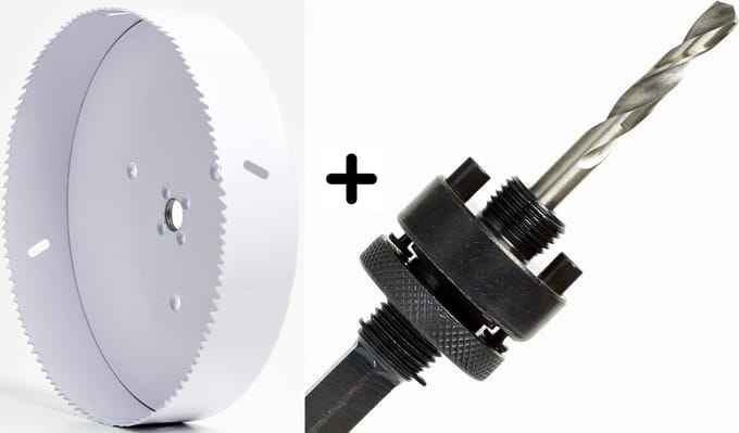 Set 152mm Gatzaag BI-METAL HSS-E Co8% - gatenzaag