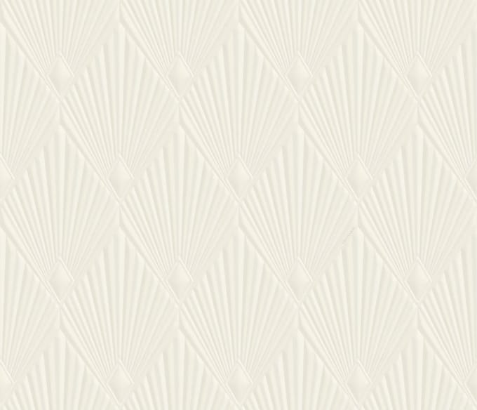 Zambaiti Vinylbehang Z30320 - Trussardi 8 - Art Deco Wit - 70cm x 10.0m