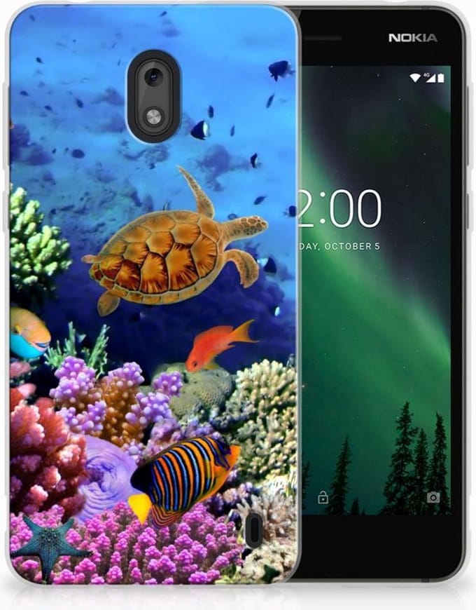 Nokia 2 TPU Hoesje Vissen