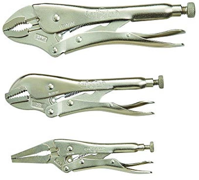 3-delige Vise-griptang set voor optimale grip en veelzijdigheid