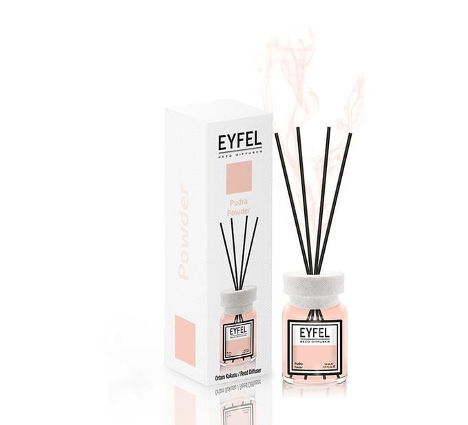 EYFEL - REED DIFFUSER - GEURSTOKJES - HUISPARFUM - POWDER - 120ML