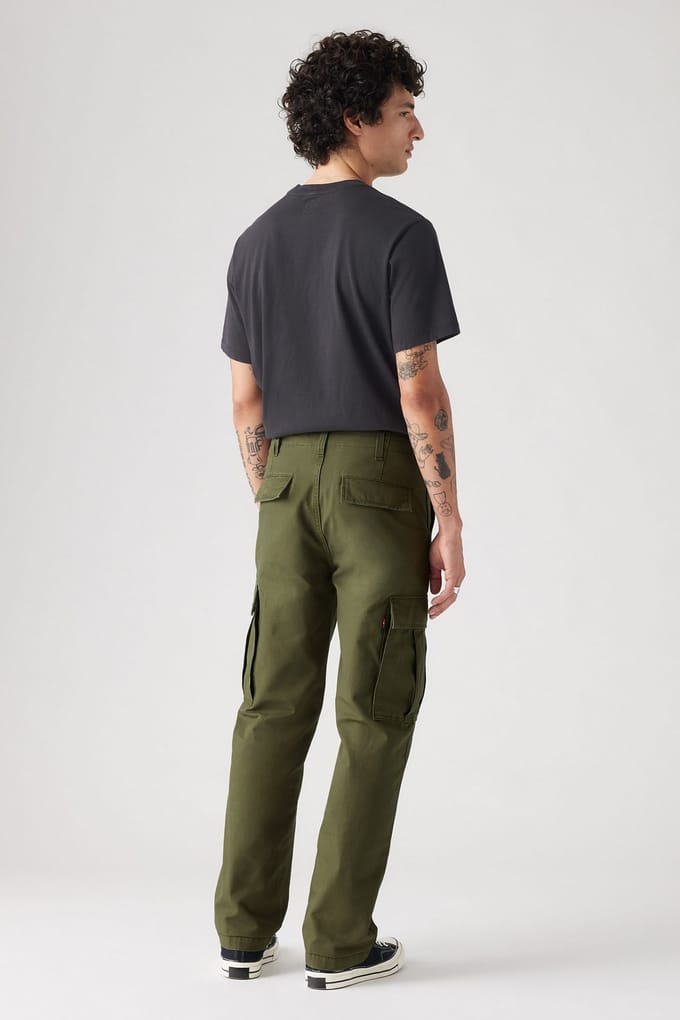 Levi's Cargo Straight Pants Green Größe: W32L32 | Cargohosen Outlet | Herren | Grün