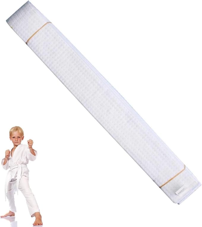 Karate en Judo Witte Band van 260CM voor Training en Competitie, Ideaal voor Beginners