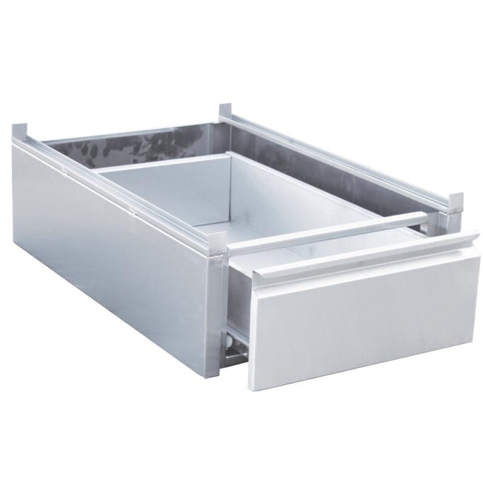 Gastro M RVS lade voor onderbouw 19(h)x40(b)x58,5(d)