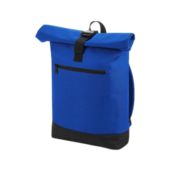 BagBase Roll-Top Backpack BG855 - Bright Royal - 32 x 44 x 13 cm