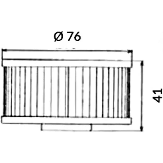 hiflofiltro oliefilter voor motorfiets hf144 nieuw
