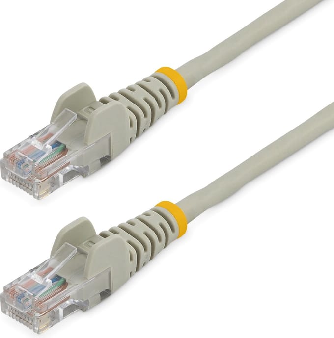 StarTech.com 7m Gray Cat5e / Cat 5 Snagless Ethernet Patch Cable 7 m - patch cable - 7 m - Grijs - Grijs - 7m