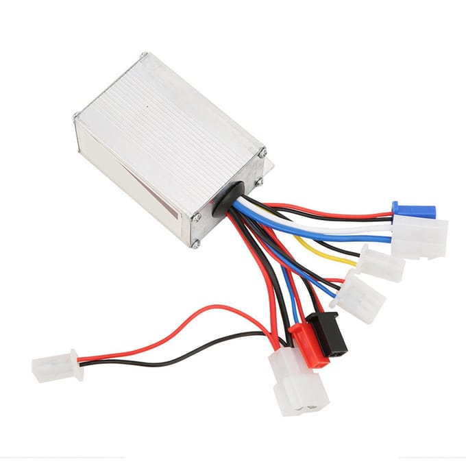 24V 250W Motor Geborstelde Controller Box voor Elektrische Fiets Scooter white