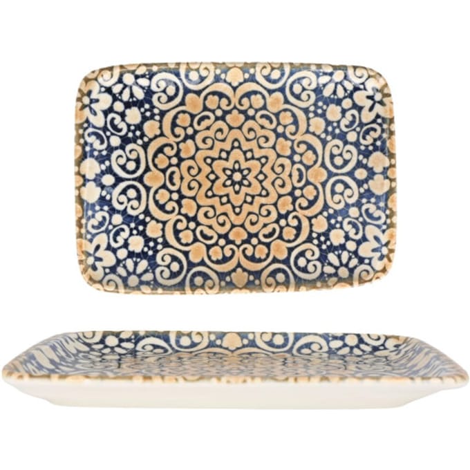 Bonna Serveerschaal - Alhambra - Porselein - 23x16 cm - set van 2