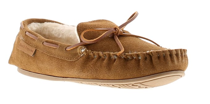 Hush puppies allie leren dames dames pantoffels tan