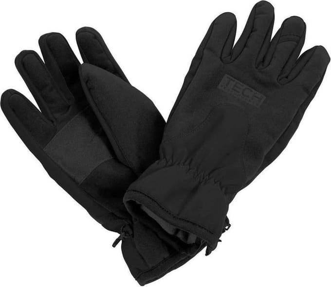 Result TECH Performance Sport Softshell Winddichte Waterafstotende Handschoenen (Zwart)