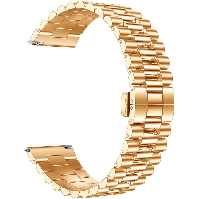 Amazfit Bip Presidential stalen band (rosé goud)