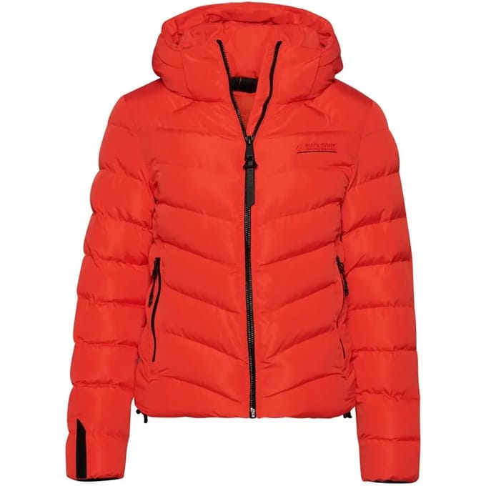 Damesjack met capuchon van microvezel Superdry