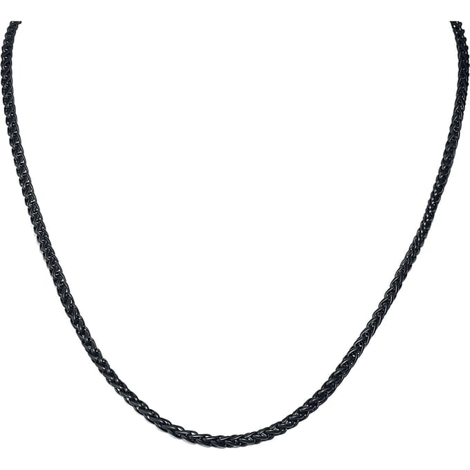 etNox Halsketting - Rock Chain - zwart