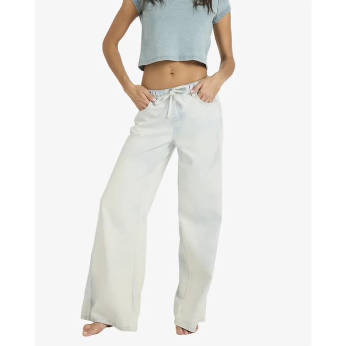 Dames Wide Leg Jeans Billabong Jade Saltwashed