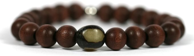 Heaven Eleven Men - Bruin hout - 10mm - buri - 21cm
